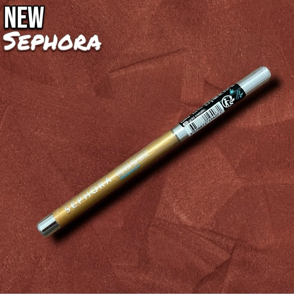 New Sealed SEPHORA COLLECTION Ultimate Gel Waterproof Eyeliner Pencil - Metallic